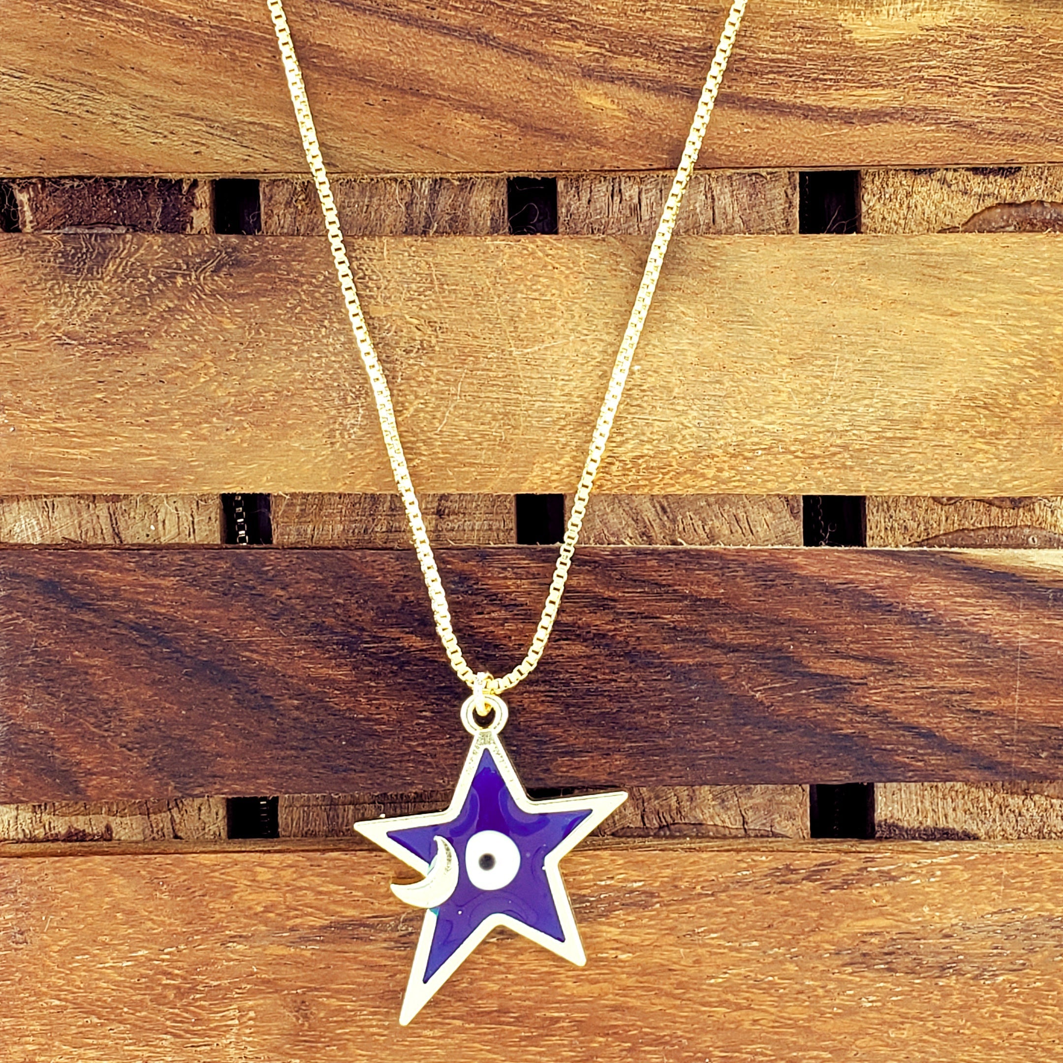 Rainbow Best Friend Enamel Gold Pendant Chain For Women