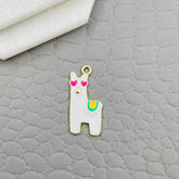 Brass White Yellow Pink Gold Dinosaur Accessories Pendant Charm For Women Girls