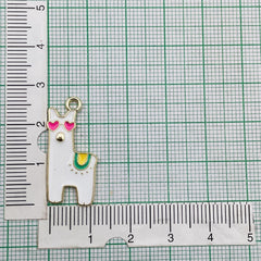 Brass White Yellow Pink Gold Dinosaur Accessories Pendant Charm Combo Pack Of 6 For Women