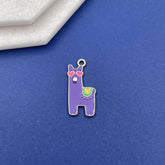 Brass Purple Yellow Pink Gold Dinosaur Accessories Pendant Charm For Women Girls