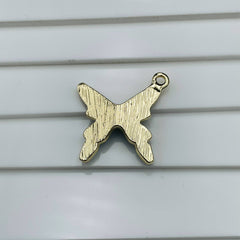 Brass Green Gold Butterfly Accessories Charm For Women Girls