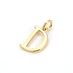 Initial Letter Alphabets Gold Copper Pendant Charm Women