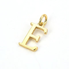 Initial Letter Alphabets Gold Copper Pendant Charm Women