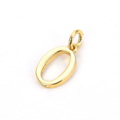 Initial Letter Alphabets Gold Copper Pendant Charm Women
