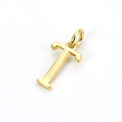 Initial Letter Alphabets Gold Copper Pendant Charm Women