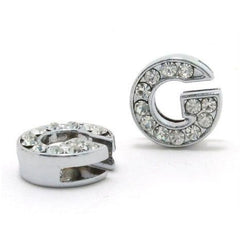 Initial Alphabet All Small Letter Cubic Zirconia Silver Necklace Birthday Gifts For Women Girls