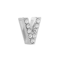 Initial Alphabet All Small Letter Cubic Zirconia Silver Necklace Birthday Gifts For Women Girls