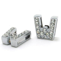 Initial Alphabet All Small Letter Cubic Zirconia Silver Necklace Birthday Gifts For Women Girls