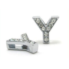 Initial Alphabet All Small Letter Cubic Zirconia Silver Necklace Birthday Gifts For Women Girls