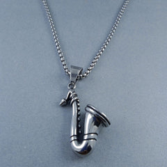 Antique Silver Design Stainless Steel Necklace Pendant Chain