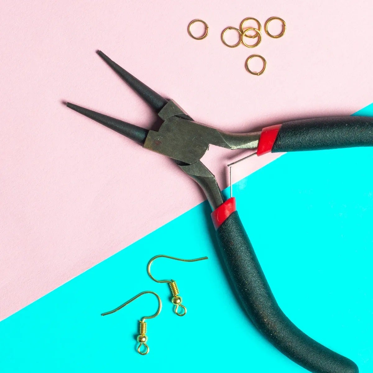 Black Stainless Steel Round Nose Plier