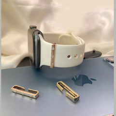 Cubic Zirconia 18K Rose Gold Anti Tarnish 1 Piece Watch Charm Band For Women