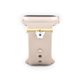 Evil Eye Butterfly Copper Mother Of Pearl Gold Watch Charm Band For Women