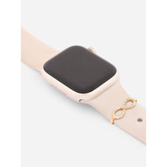 Evil Eye Hamsa Hand Shape Pendant Decorative Ring Loops Copper Mother Of Pearl Gold Watch Charm Band For Women