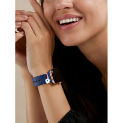 Evil Eye Hamsa Hand Shape Pendant Decorative Ring Loops Copper Mother Of Pearl Gold Watch Charm Band For Women