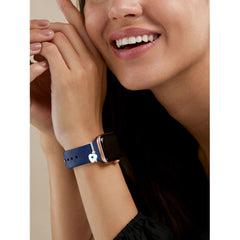 Evil Eye Hamsa Hand Shape Pendant Decorative Ring Loops Copper Mother Of Pearl Gold Watch Charm Band For Women