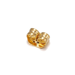 Gold Brass Earring Back Hook Accessories For Women (Pack Of12)