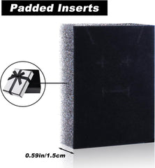 White Black Readymade Rectangle Gift Box 9 cm x 7 cm