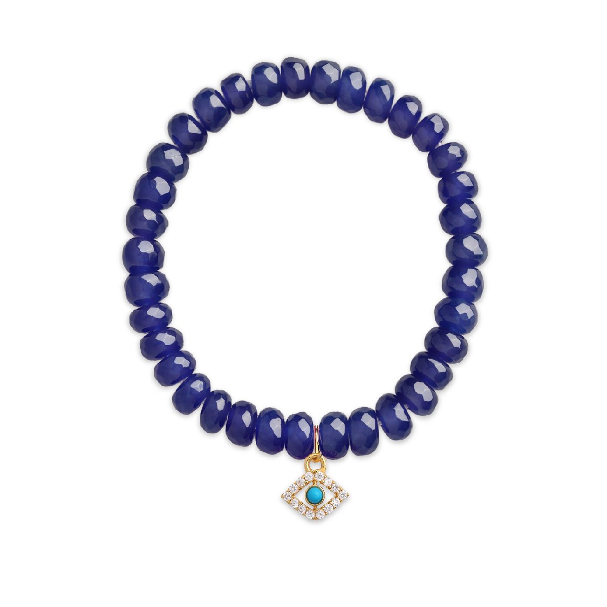 Evil Eye Charm Embellishment-Rose Gold