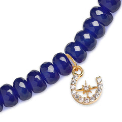 Brass 18k Horseshoe Starburst Embllishment Bracelet For Women