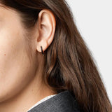 Brass 18k Rose Gold Everyday Stackable Combo Earrings Earring Pair For Women