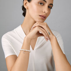 Brass 18k Horseshoe Starburst Embllishment Bracelet For Women