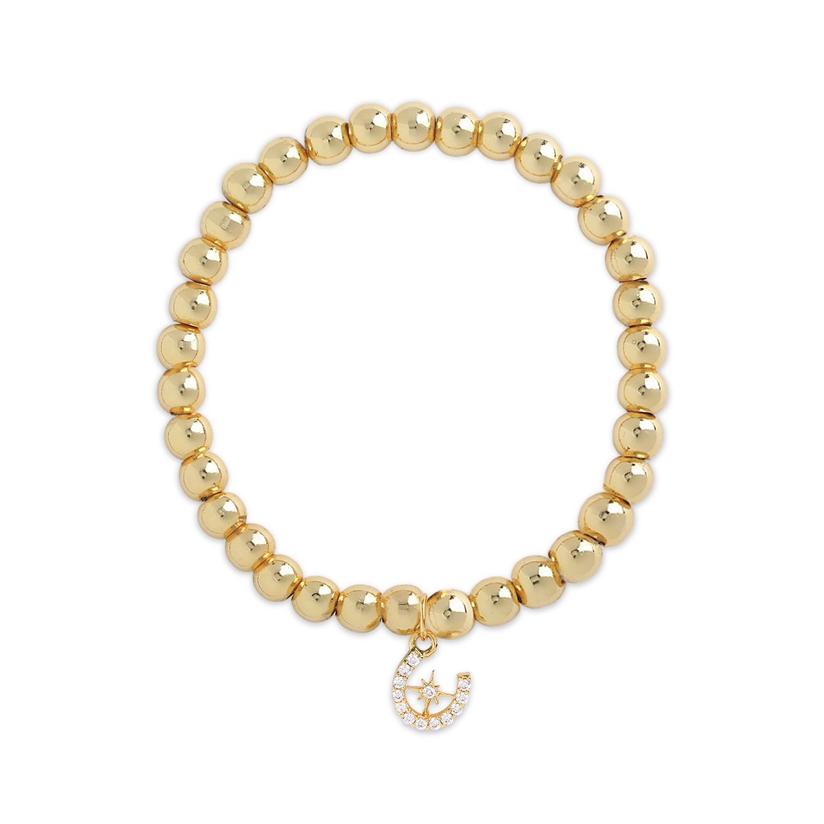 Horseshoe Starburst Embllishment-Rose Gold