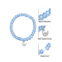 Brass 18k Horseshoe Starburst Embllishment Bracelet For Women