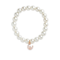 Brass 18k Horseshoe Starburst Embllishment Bracelet For Women