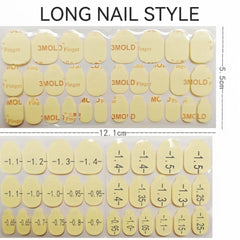 Ultra-Thin Self-Adhesive Nail Stickers for Strong Hold