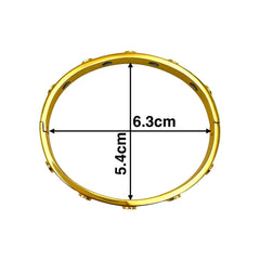 Gold Stainless Steel Free Size Screw Kada Bracelet For Men Biomagnetic