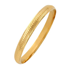22K Gold Plated Sardarji Punjabi Sikh Nakshi Kada