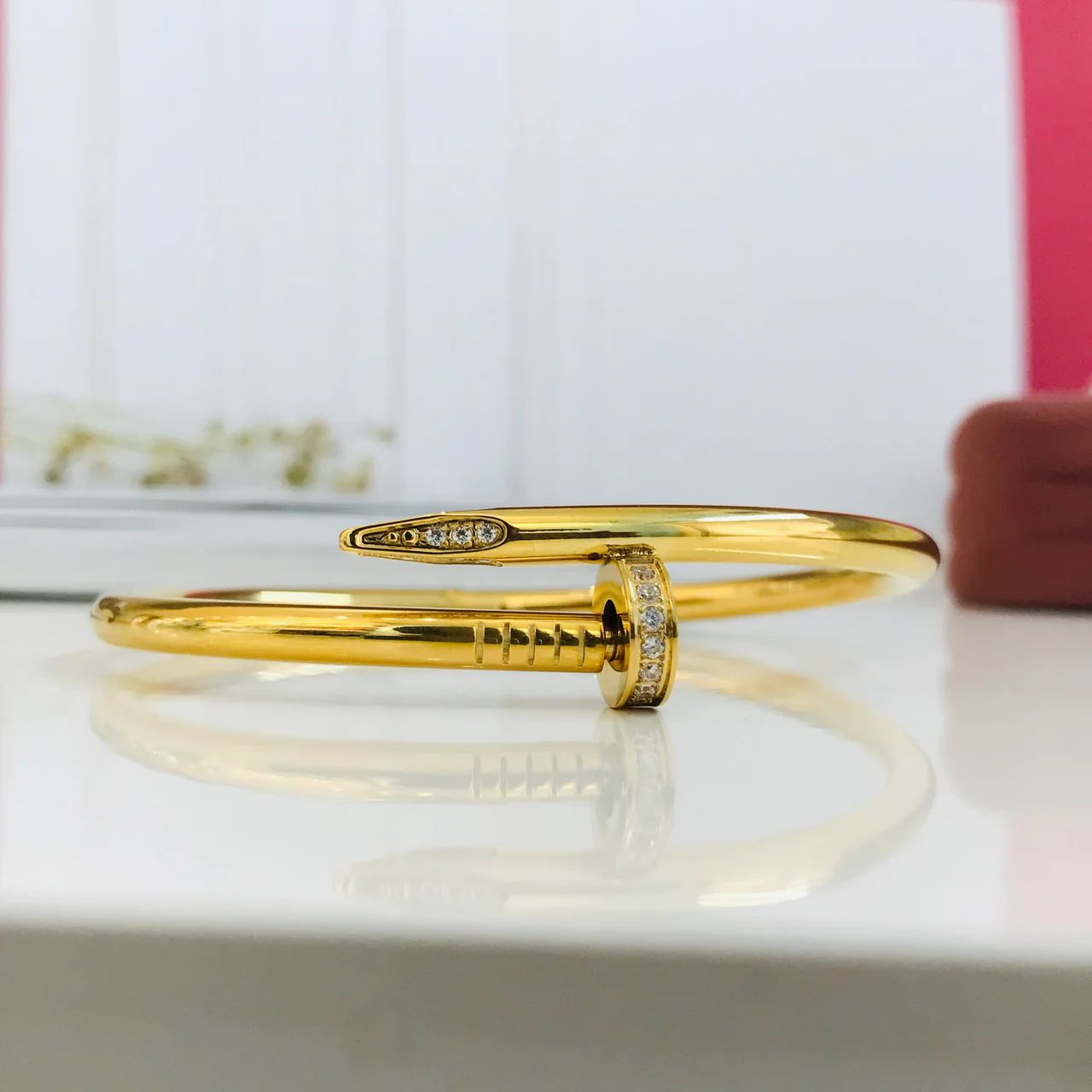 Cartier Gold Nail Bracelet Mens – ZIVOM