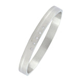 Classic American Diamond Stainless Steel Kada Bangle Bracelet Men