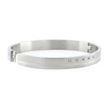 Classic American Diamond Stainless Steel Kada Bangle Bracelet Men