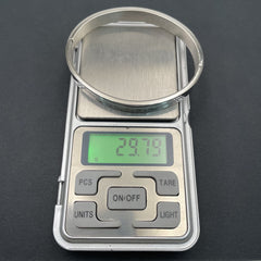 Classic American Diamond Stainless Steel Kada Bangle Bracelet Men