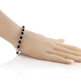 Tennis Black Cubic Zirconia American Diamond Bracelet For Women