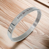 8mm Customized Personalised Laser Engraved Stainless Steel Gold Openable Bangle Cuff Kada For Men