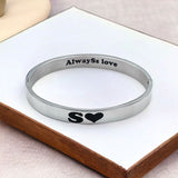 8mm Customized Personalised Laser Engraved Stainless Steel Gold Openable Bangle Cuff Kada For Men