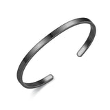 5mm Matte Finish 316 Surgical Stainless Steel Customized Personalised Laser Engraved Free Size Cuff Kada Bangle Bracelet Unisex