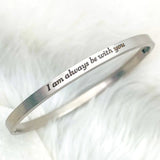 4mm Matte Finish 316 Surgical Stainless Steel Silver Customized Personalised Laser Engraved Kada Bangle Bracelet Unisex