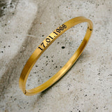 4mm Matte Finish 316 Surgical Stainless Steel Silver Customized Personalised Laser Engraved Kada Bangle Bracelet Unisex