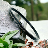 4mm Matte Finish 316 Surgical Stainless Steel Silver Customized Personalised Laser Engraved Kada Bangle Bracelet Unisex