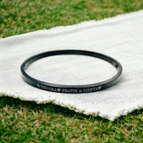 4mm Matte Finish 316 Surgical Stainless Steel Silver Customized Personalised Laser Engraved Kada Bangle Bracelet Unisex