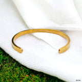 Screw Stainless Steel Gold bangle Kada Cuff Unisex