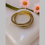 Snake 18K Gold Anti Tarnish Joint Dual Stackable Bracelet For Women