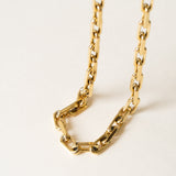 Bold Glossy 18K Gold Stainless Steel Anti Tarnish Chain For Women