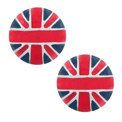 British Red Blue Cufflinks In Box