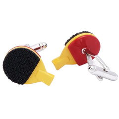 Table Tennis Bat Red Cufflinks In Box Group2