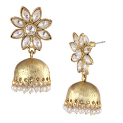 Delicate American Diamond Look Jhumki Earring For Women